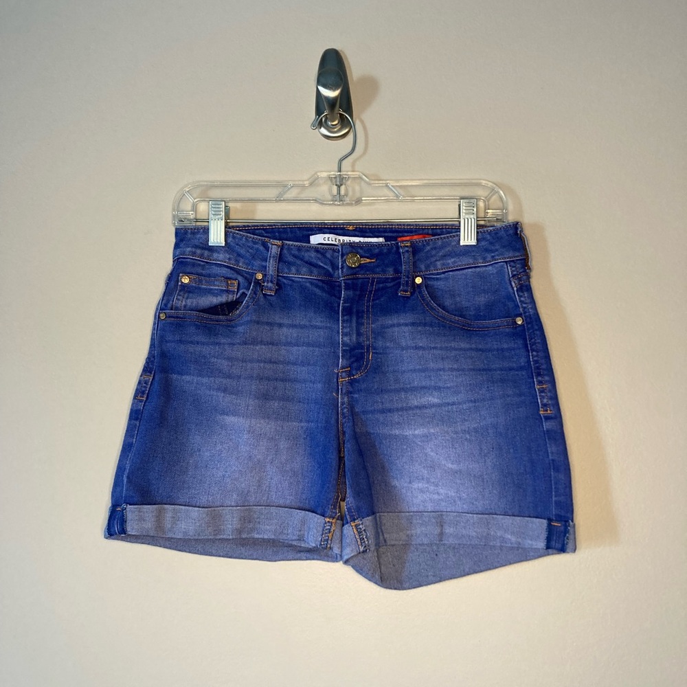 Celebrity Pink Sugar Denim Shorts 5/27 Blue Jeans Sexy.